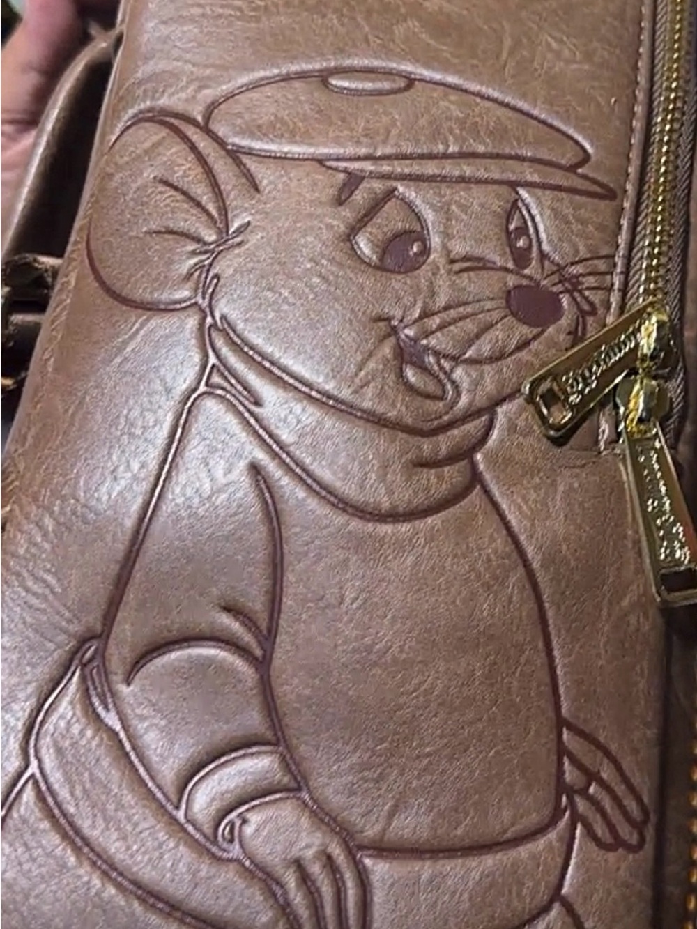 Loungefly Brown Embroidered Woodland Character Backpack - Picture 3 of 4